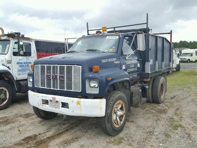 1GDG6H1P5PJ508388 - 1993 GMC TOPKICK C6 BLUE photo 2