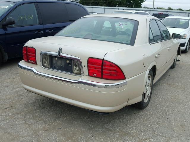 1LNHM86S9YY786789 - 2000 LINCOLN LS GOLD photo 4