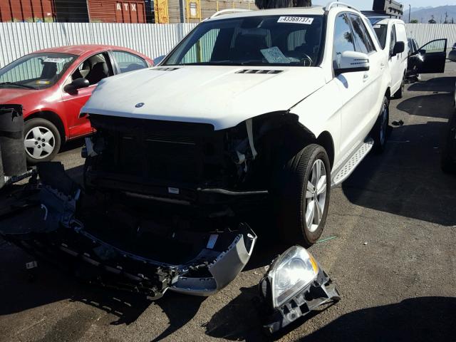 4JGDA5JB8DA159730 - 2013 MERCEDES-BENZ ML 350 WHITE photo 2