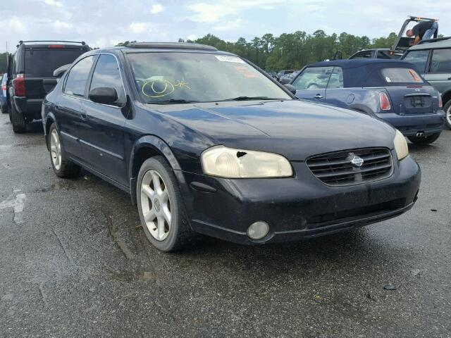 JN1CA31D11T815663 - 2001 NISSAN MAXIMA GXE BLACK photo 1