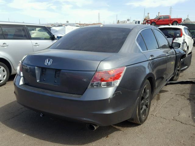 JHMCP26868C034695 - 2008 HONDA ACCORD EXL CHARCOAL photo 4