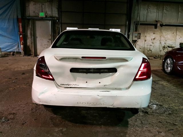 2G2WP552361285470 - 2006 PONTIAC GRAND PRIX WHITE photo 9