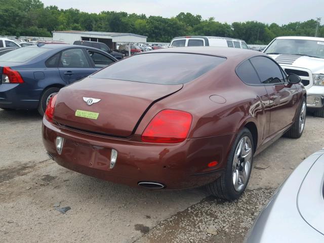 SCBCR63W25C029434 - 2005 BENTLEY CONTINENTA BROWN photo 4