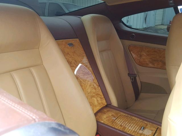 SCBCR63W25C029434 - 2005 BENTLEY CONTINENTA BROWN photo 6