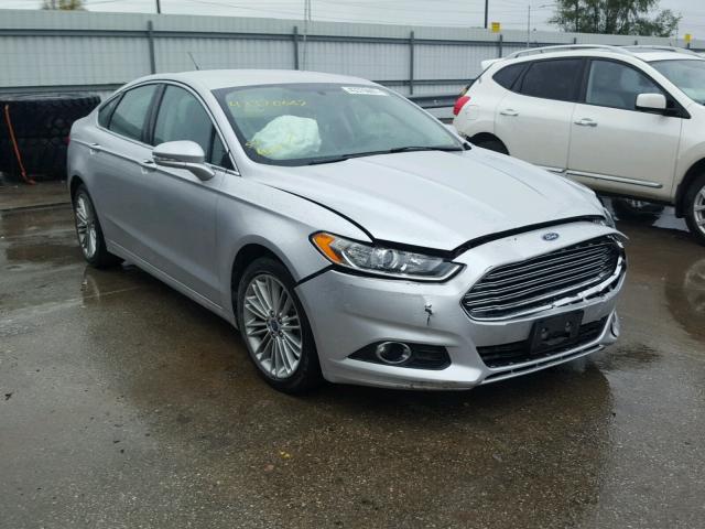 3FA6P0HR3DR361226 - 2013 FORD FUSION SE SILVER photo 1