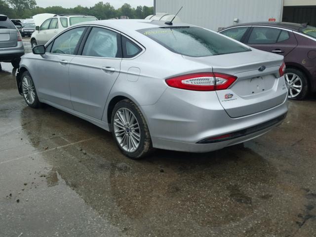 3FA6P0HR3DR361226 - 2013 FORD FUSION SE SILVER photo 3