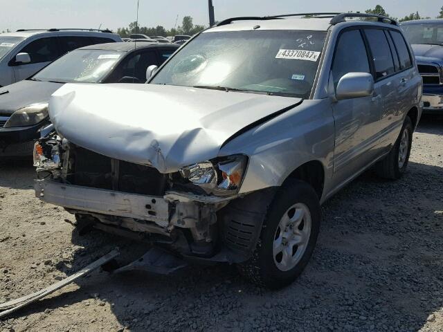 JTEGD21A460148789 - 2006 TOYOTA HIGHLANDER SILVER photo 2