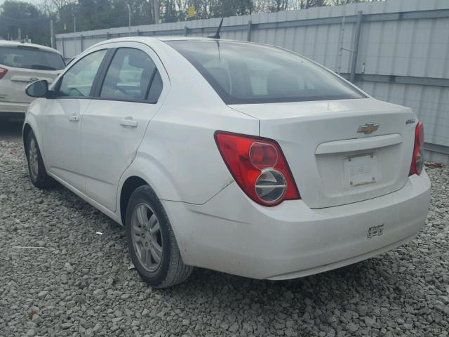 1G1JA5SH3C4214651 - 2012 CHEVROLET SONIC LS WHITE photo 3