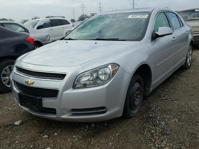 1G1ZC5E16BF383013 - 2011 CHEVROLET MALIBU 1LT SILVER photo 2