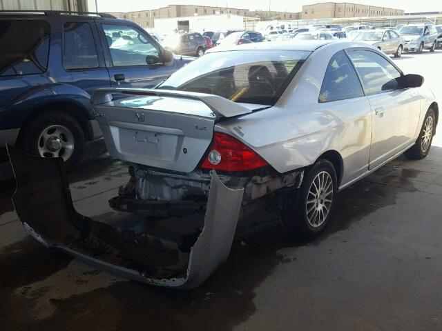 1HGEM21585L079358 - 2005 HONDA CIVIC SILVER photo 4