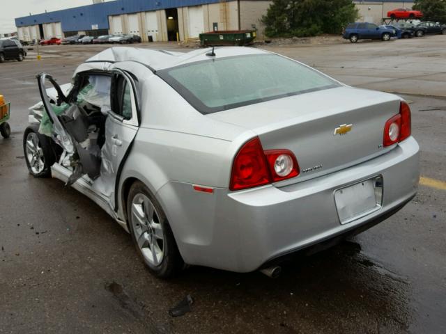 1G1ZH57B594271252 - 2009 CHEVROLET MALIBU SILVER photo 3