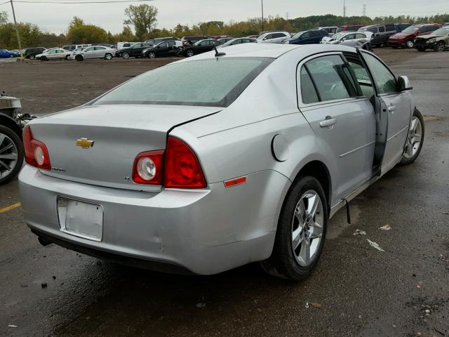 1G1ZH57B594271252 - 2009 CHEVROLET MALIBU SILVER photo 4