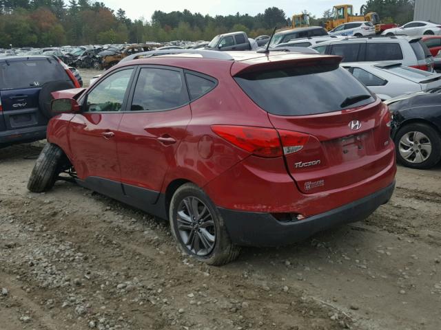 KM8JUCAG9FU077632 - 2015 HYUNDAI TUCSON LIM RED photo 3