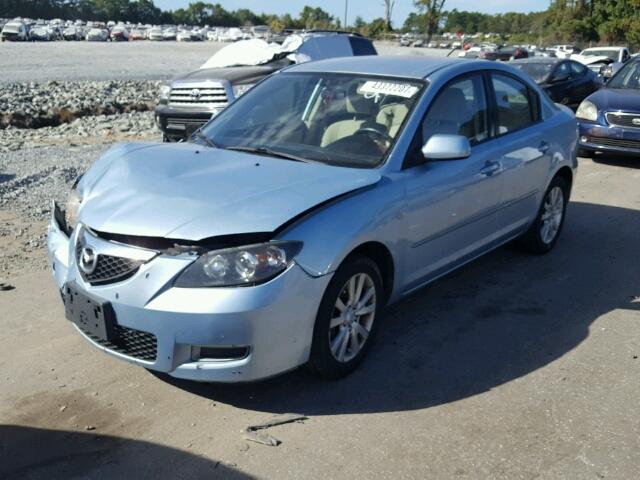 JM1BK12G471625024 - 2007 MAZDA 3 I BLUE photo 2