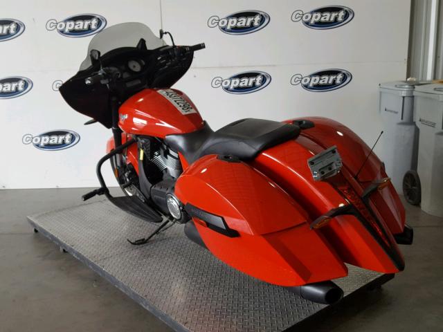 5VPDW36N0E3032426 - 2014 VICTORY MOTORCYCLES CROSS COUN Rouge photo 3