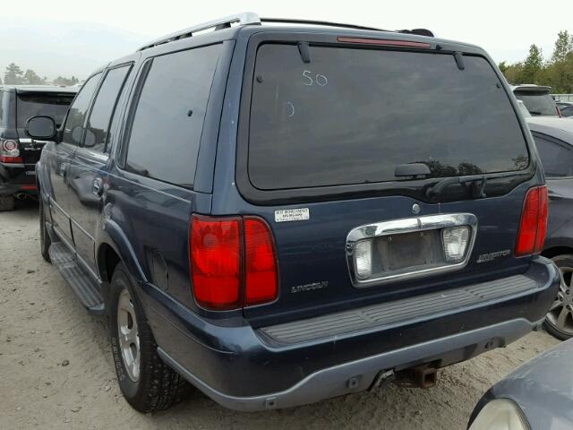 5LMEU27A81LJ06984 - 2001 LINCOLN NAVIGATOR BLUE photo 3