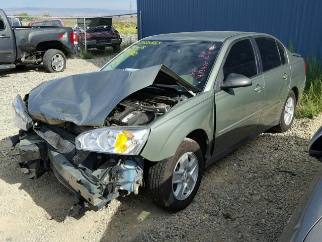 1G1ZT52865F111213 - 2005 CHEVROLET MALIBU LS Yaşıl foto 2