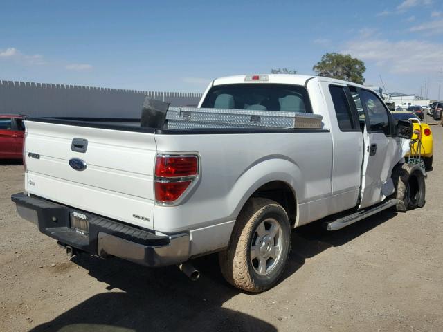 1FTEX1CMXBFA49244 - 2011 FORD F150 SUPER WHITE photo 4