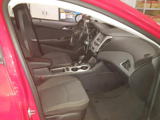 1G1BC5SM2H7181286 - 2017 CHEVROLET CRUZE LS RED photo 5