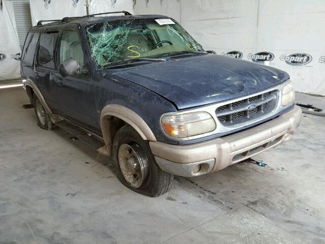 1FMZU32P5XZB55488 - 1999 FORD EXPLORER BLUE photo 1