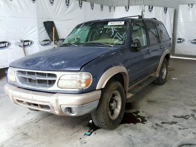 1FMZU32P5XZB55488 - 1999 FORD EXPLORER BLUE photo 2