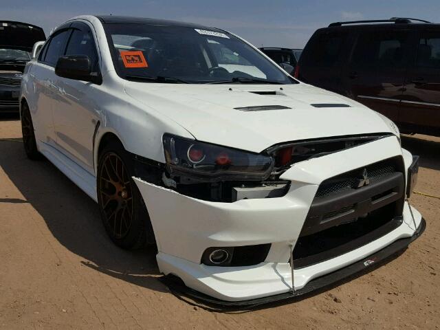 JA32W8FV5EU013138 - 2014 MITSUBISHI LANCER EVO WHITE photo 1