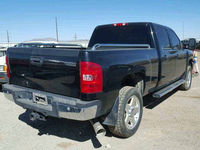 1GC1KYE87DF220704 - 2013 CHEVROLET SILVERADO BLACK photo 4