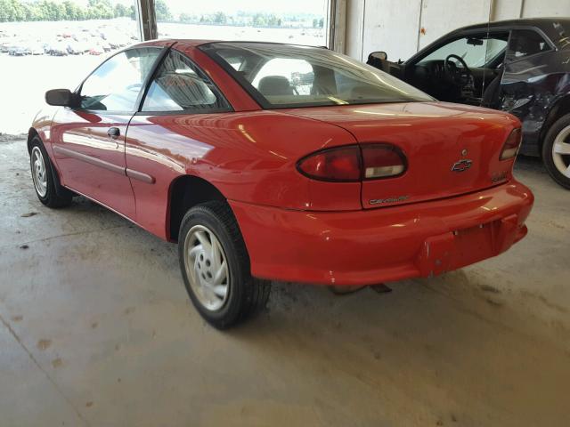 3G1JC1243VS859061 - 1997 CHEVROLET CAVALIER B RED photo 3