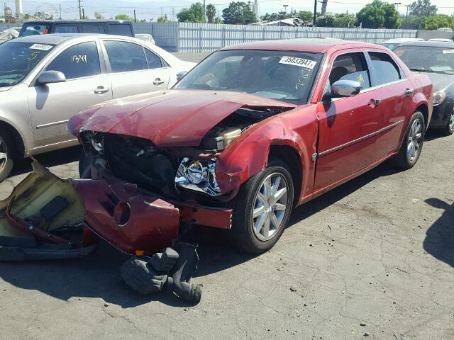 2C3KA63H57H897188 - 2007 CHRYSLER 300C MAROON photo 2