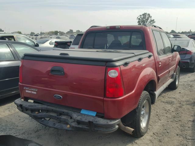 1FMZU67E12UD24534 - 2002 FORD EXPLORER S RED photo 4