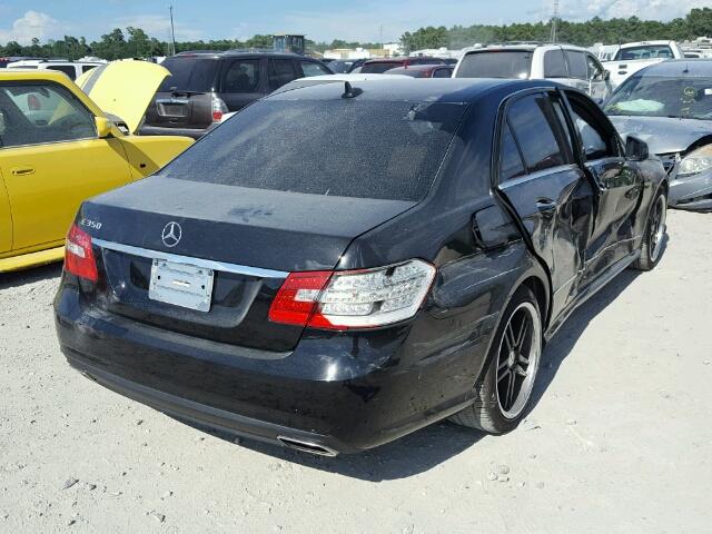 WDDHF5KB3DA703448 - 2013 MERCEDES-BENZ E BLACK photo 4