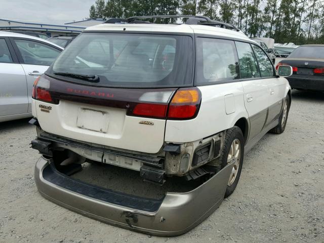 4S3BH686427637917 - 2002 SUBARU LEGACY OUT WHITE photo 4