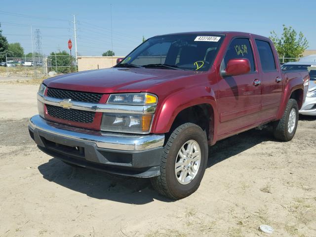 1GCHTDFE4B8133191 - 2011 CHEVROLET COLORADO L RED photo 2