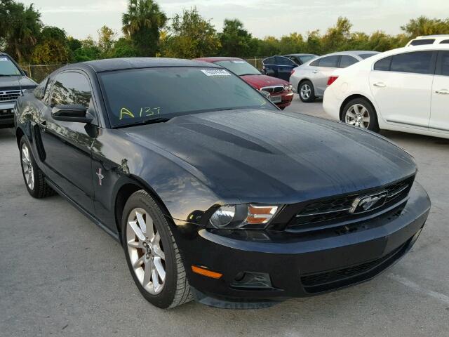 1ZVBP8AN7A5147477 - 2010 FORD MUSTANG BLACK photo 1