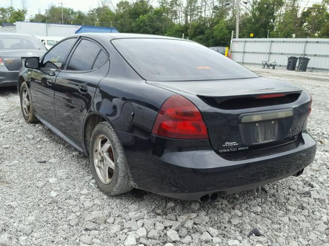 2G2WS522241236700 - 2004 PONTIAC GRAND PRIX BLACK photo 3