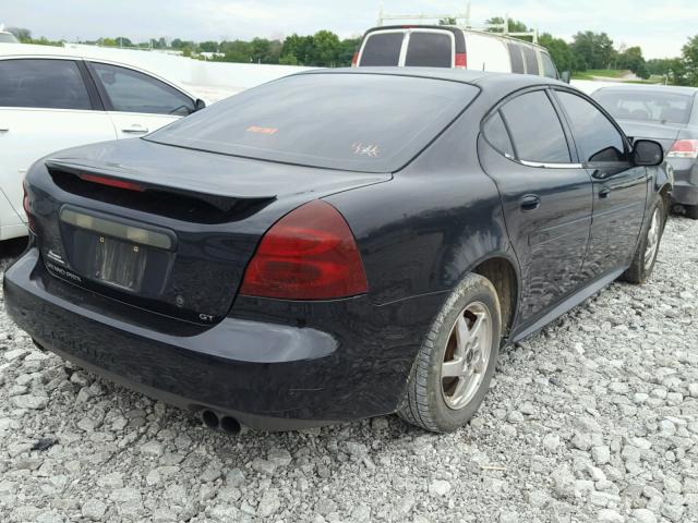 2G2WS522241236700 - 2004 PONTIAC GRAND PRIX BLACK photo 4