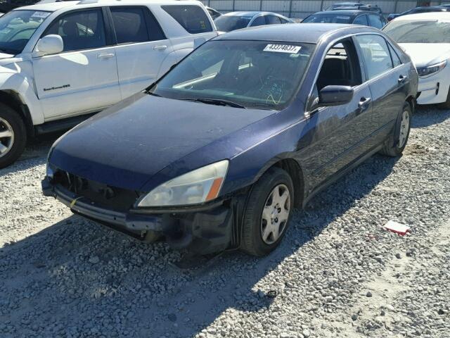 1HGCM56436A173900 - 2006 HONDA ACCORD BLUE photo 2