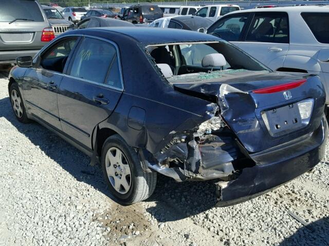 1HGCM56436A173900 - 2006 HONDA ACCORD BLUE photo 3