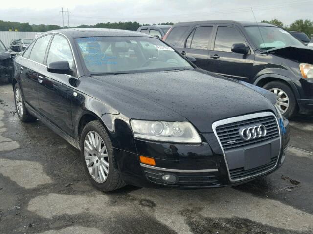 WAUDH74F26N114222 - 2006 AUDI A6 BLACK photo 1