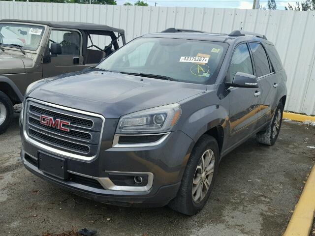 1GKKRSKD1EJ297750 - 2014 GMC ACADIA SLT CHARCOAL photo 2