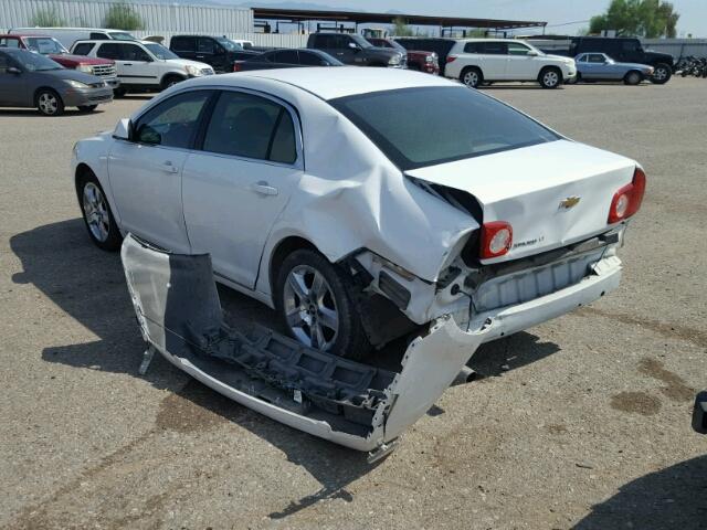 1G1ZC5EB8AF193608 - 2010 CHEVROLET MALIBU 1LT 白色 照片 3