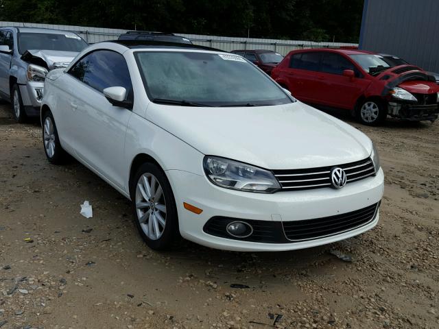 WVWBW7AH8CV000405 - 2012 VOLKSWAGEN EOS KOMFOR WHITE photo 1