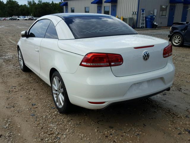WVWBW7AH8CV000405 - 2012 VOLKSWAGEN EOS KOMFOR 白色 照片 3