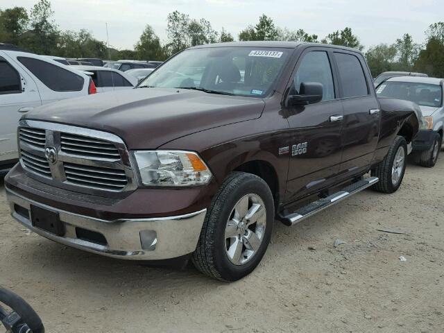 1C6RR6TT3DS700134 - 2013 RAM 1500 SLT BROWN photo 2