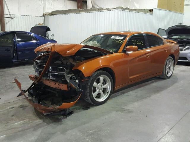 2B3CL5CT8BH507400 - 2011 DODGE CHARGER R/ ORANGE photo 2