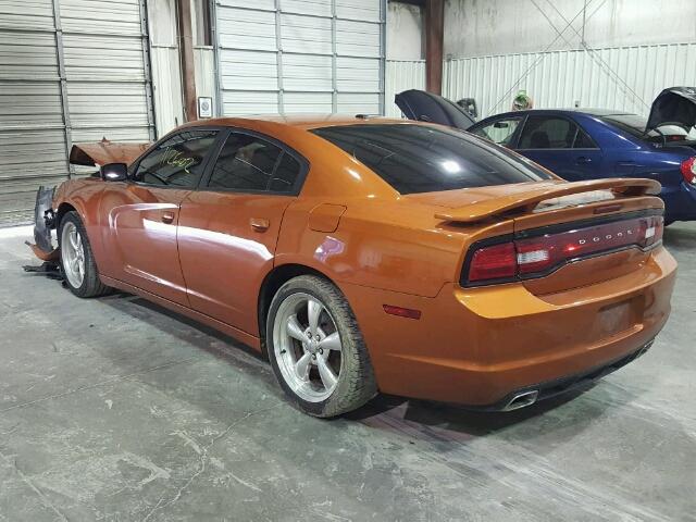 2B3CL5CT8BH507400 - 2011 DODGE CHARGER R/ ORANGE photo 3