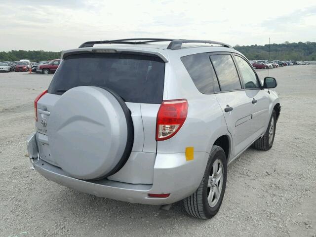 JTMZD33V175045062 - 2007 TOYOTA RAV4 SILVER photo 4