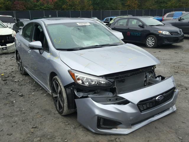 4S3GKAL65H1626468 - 2017 SUBARU IMPREZA SILVER photo 1