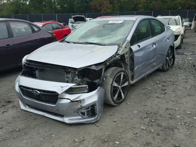 4S3GKAL65H1626468 - 2017 SUBARU IMPREZA SILVER photo 2