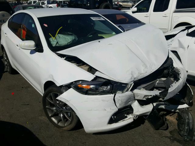 1C3CDFBBXFD173713 - 2015 DODGE DART SXT WHITE photo 1